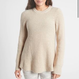NWT Athleta Wool Sierra Crew Sweater Coconut XXS